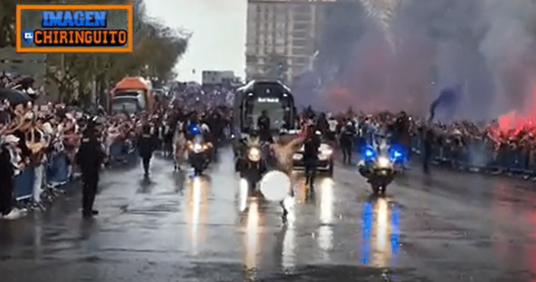 Csoda, hogy kikapott a Real Madrid? Meztelen férfi rohangászott a csapatbusz előtt